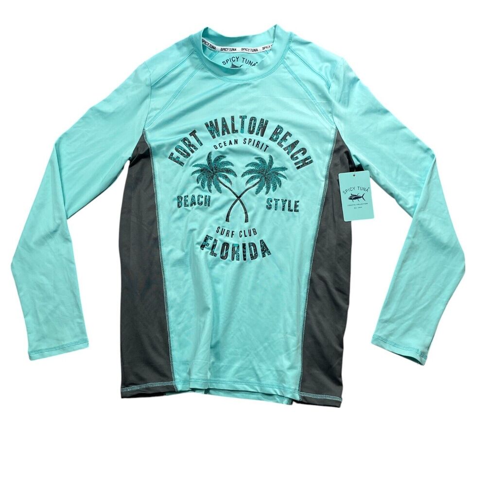 Spicy Tuna‎ XL New w/ Tags Coastal Long Sleeve Pullover Jersey